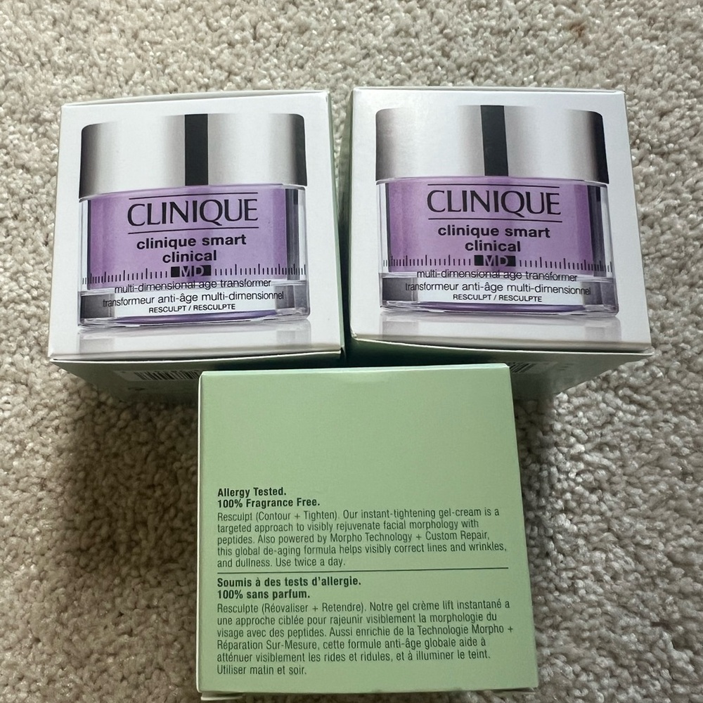 Clinique smart clinical age transformer 3 full sizes